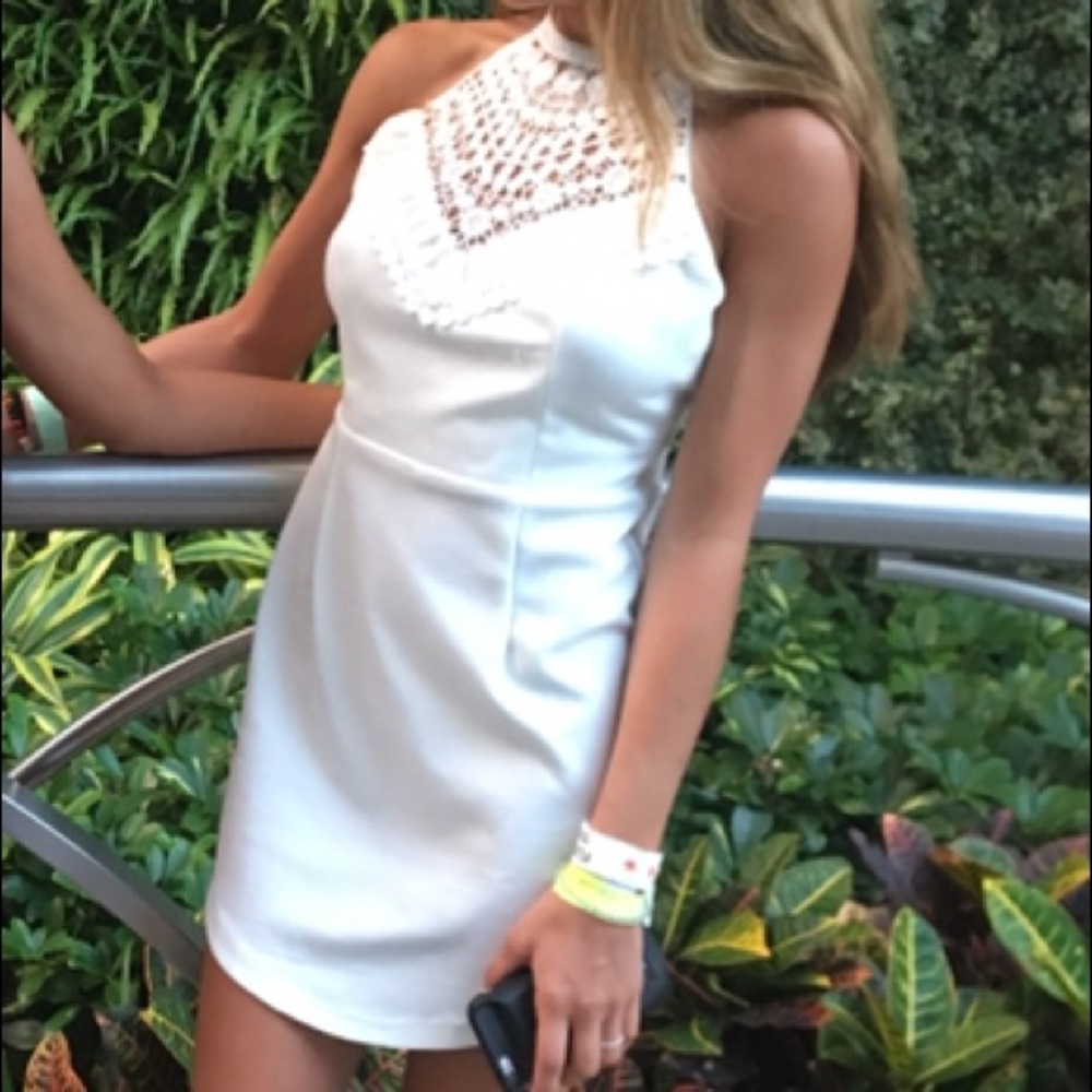 White mini dress!